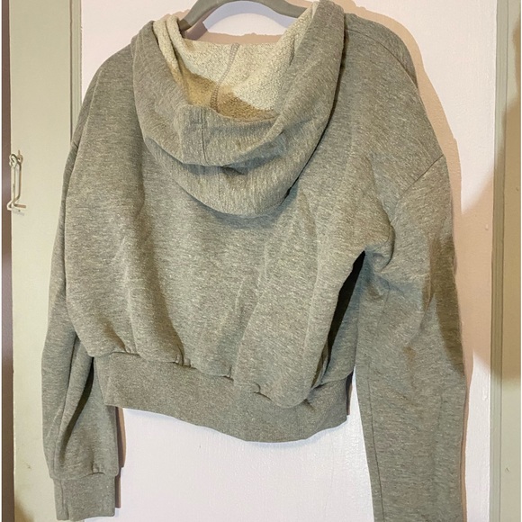 forever 21 crop top zip up sweater - Picture 2 of 4